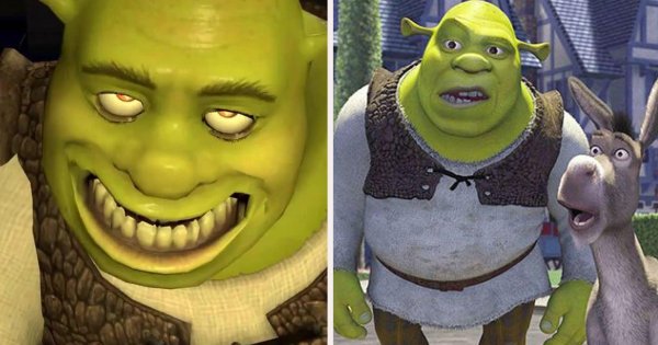 шрек с ослом