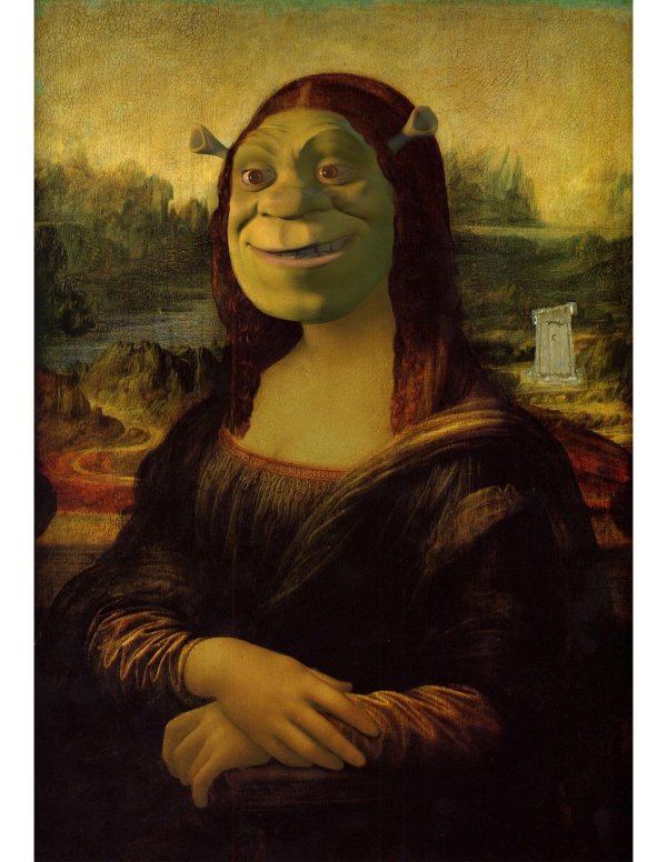 мона лиза смешная