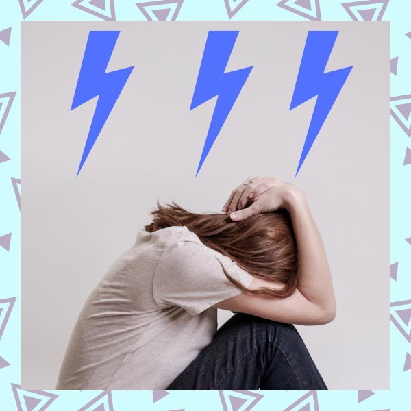 страдающая женщина