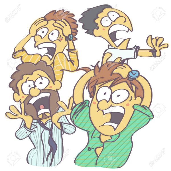 стресс иллюстрации