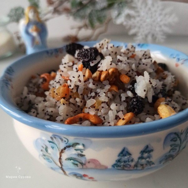 кутья с изюмом