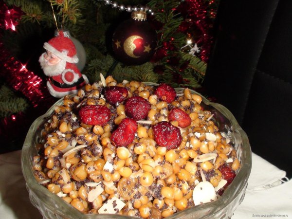 сочиво на рождество рецепт классический