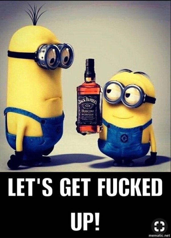 мем с миньонами