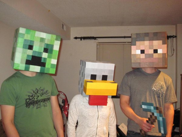 костюм крипера из майнкрафта