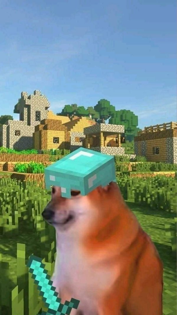собака из майнкрафта