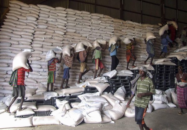 гуманитарная помощь страны африки