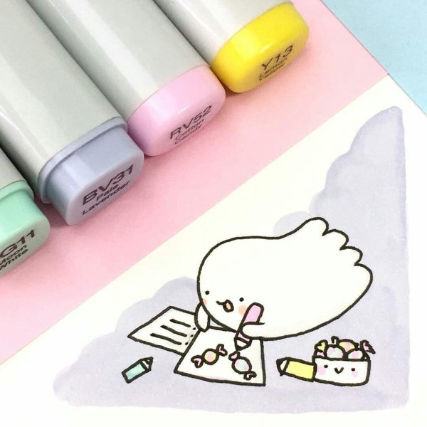 маленькие картиночки маркерами