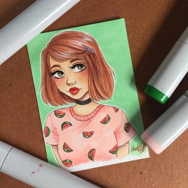 идеи для рисования маркерами