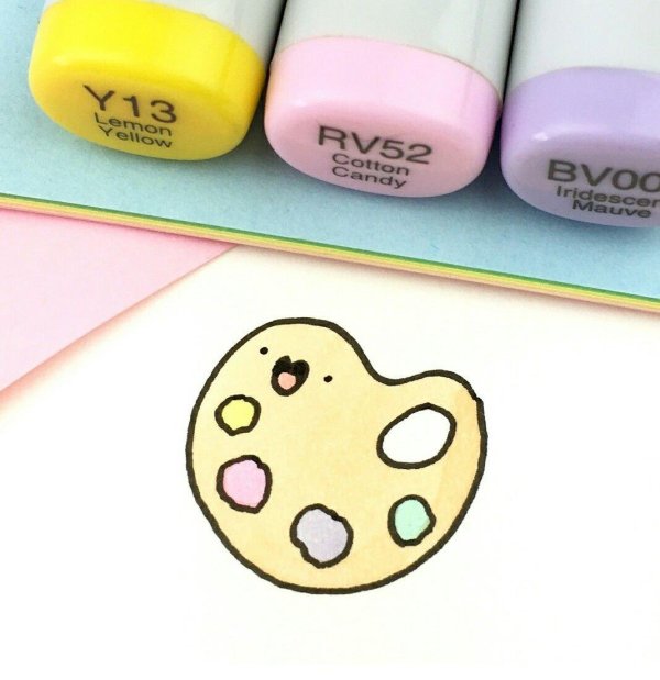 маленькие картиночки маркерами