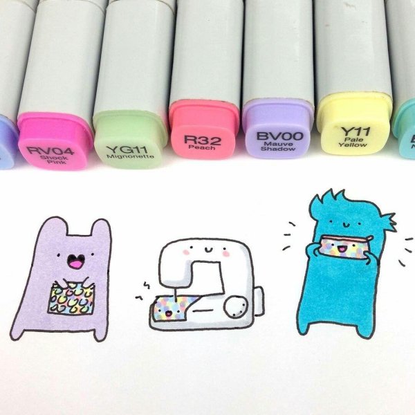 милые рисунки маркерами легкие