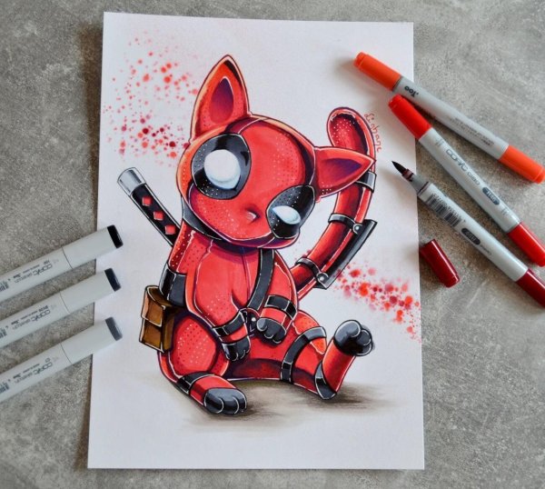 дэдпул чиби