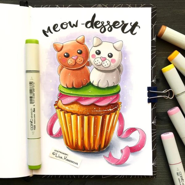 рисунки маркерами для скетчинга лиза краснова