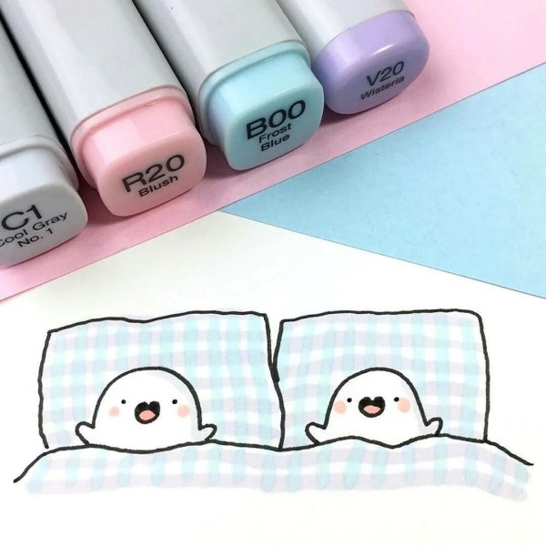 милые рисунки маркерами легкие