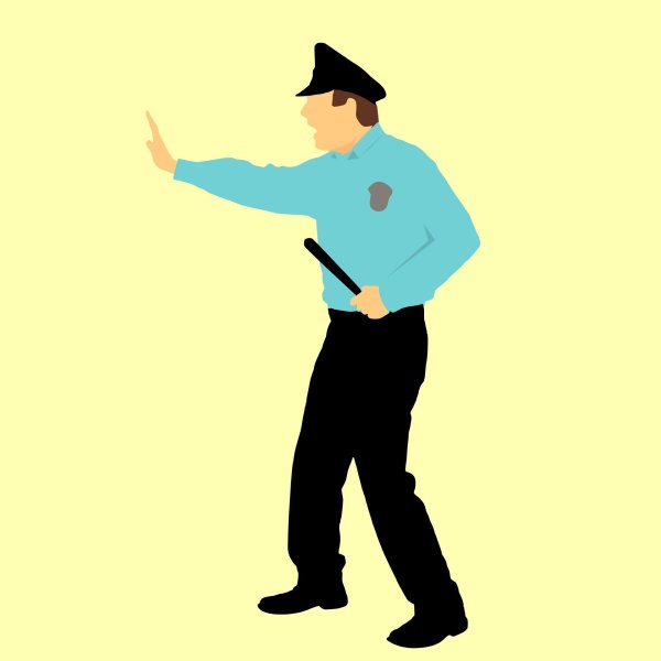 рисунки полицейских