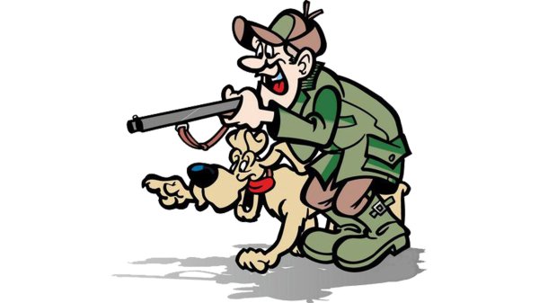 охотник мультяшка