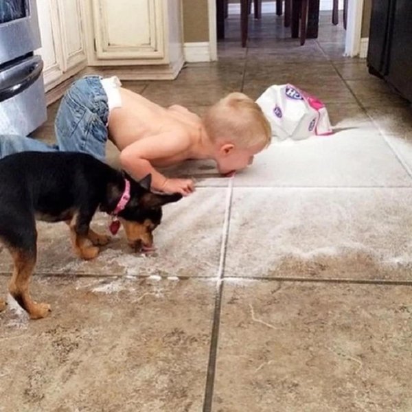 ребенок нашкодил