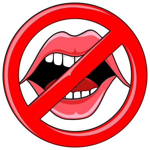 рот открывать