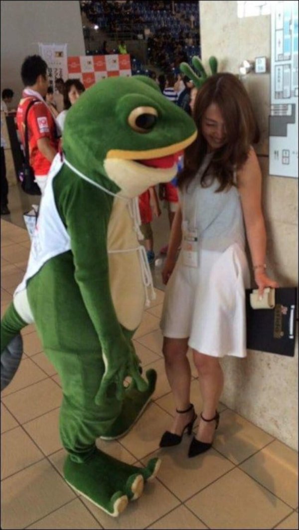 frog mascot