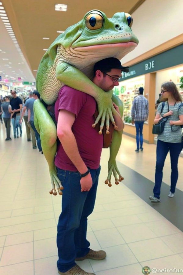 жаба прикол