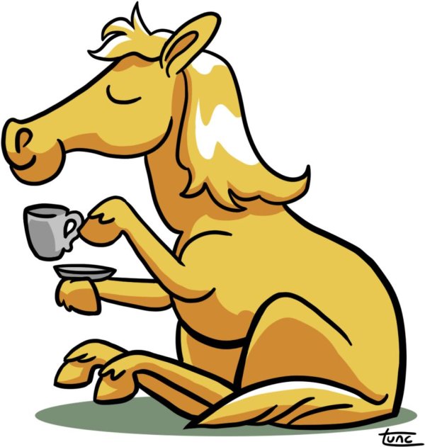 лошадка мультяшная