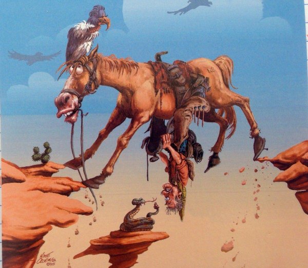 дикий запад карикатура