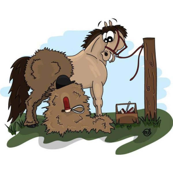 мультяшная лошадка