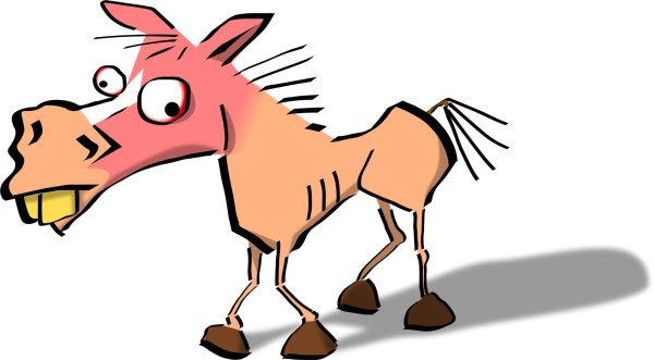 мультяшная лошадка