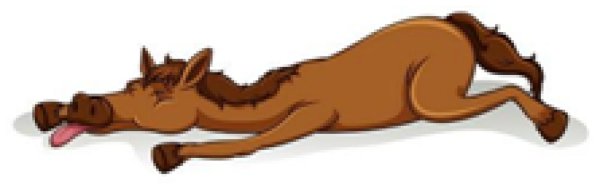 спящая лошадь