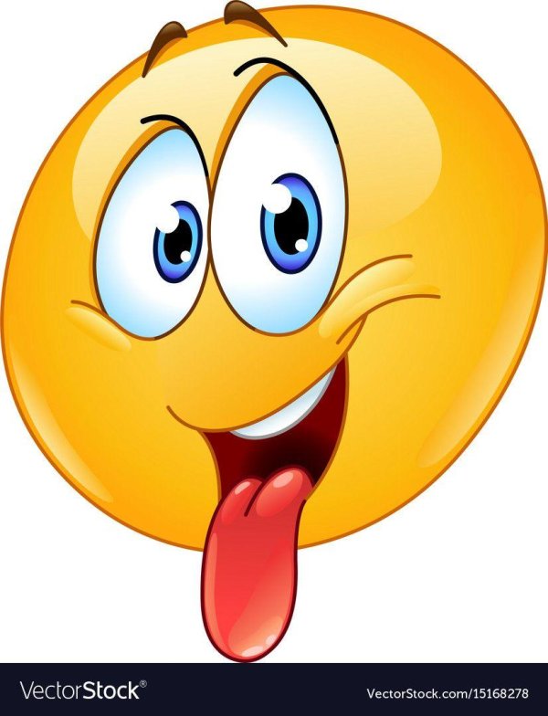 смайл с языком