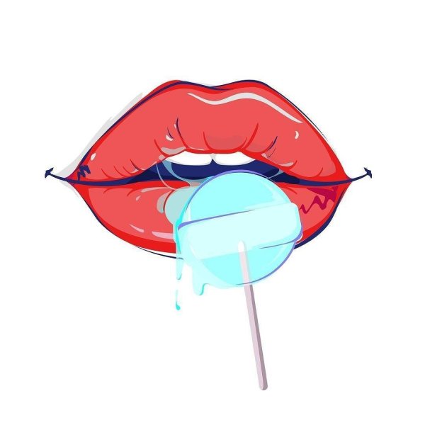 губы мультяшные