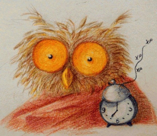 смешной совенок