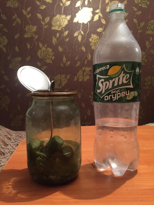 спрайт со вкусом огурца