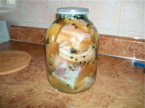 сало в тузлуке