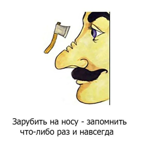 зарубить на носу