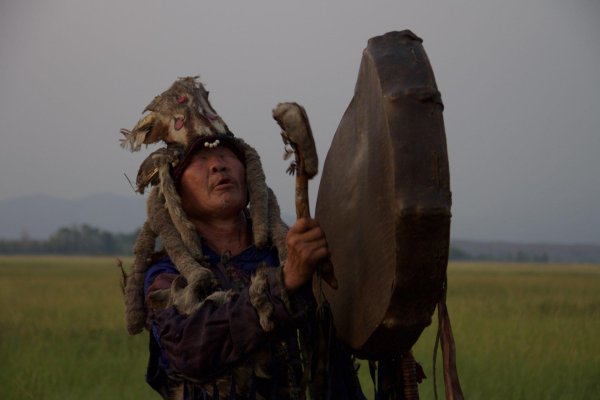 шаманский бубен тува