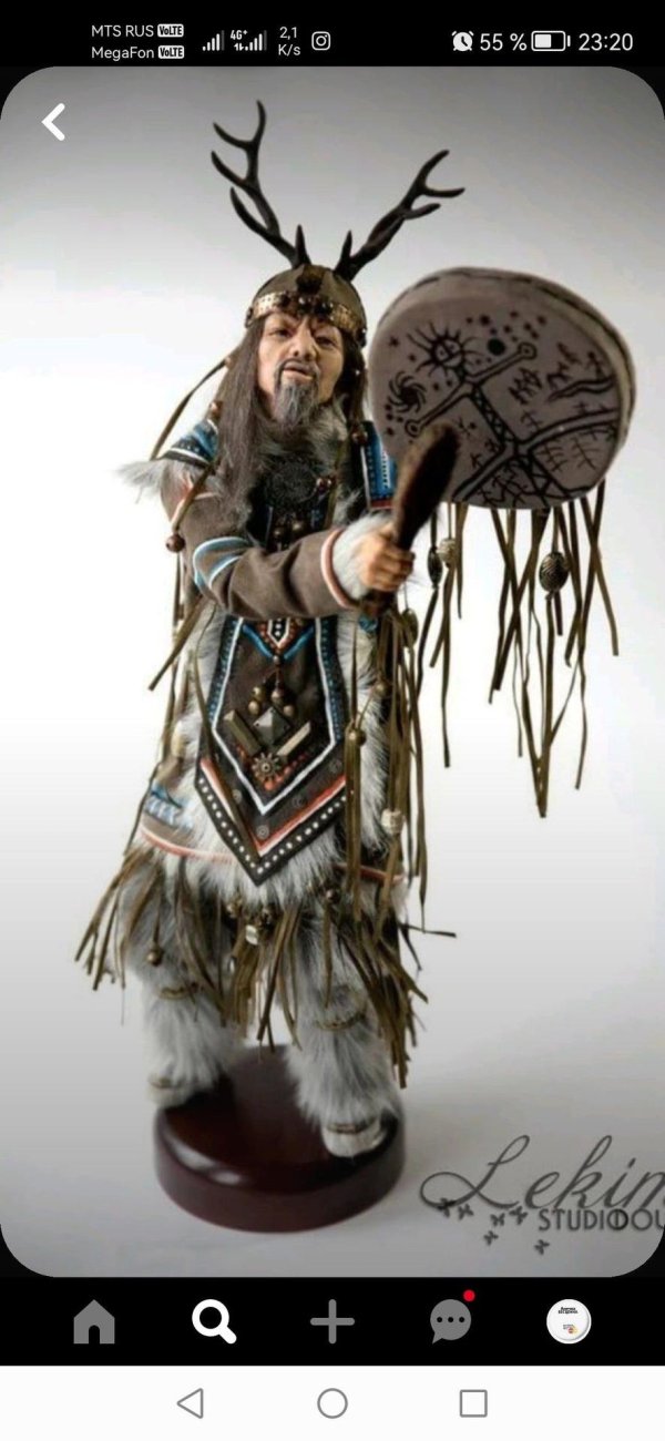 интерьерная кукла шаманка