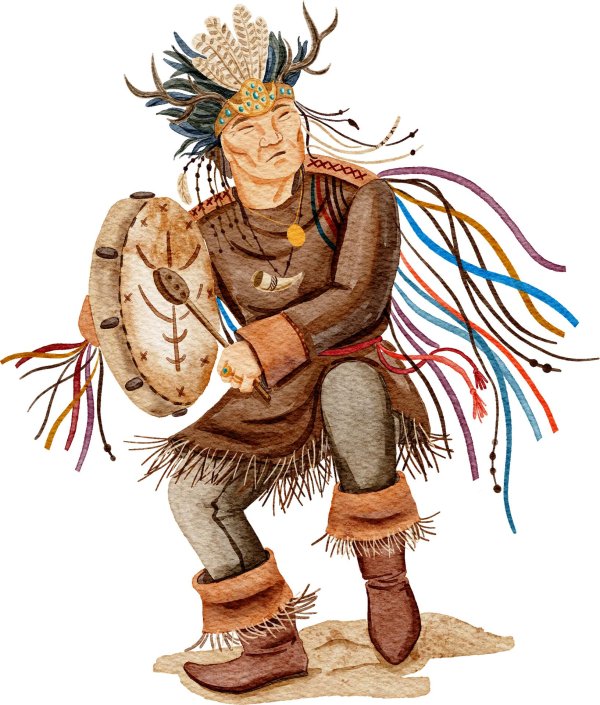 шаман иллюстрация