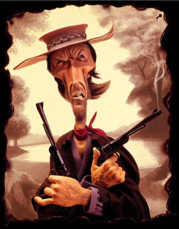 ковбой карикатура