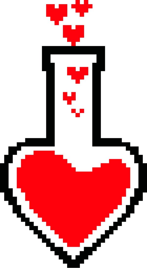 рисунок сердца по клеточкам