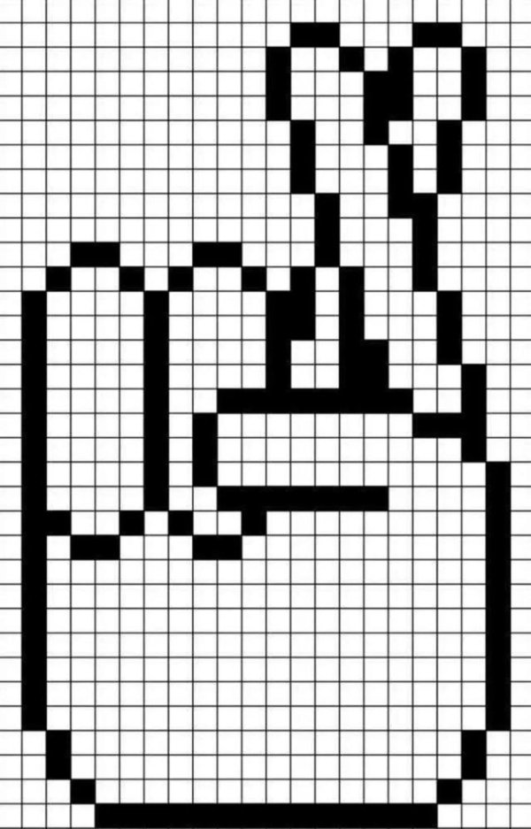 рисунки по клеточкам идеи