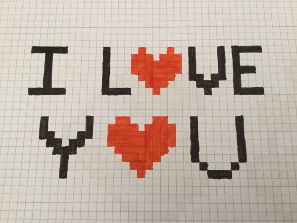 рисунка по клеточкам