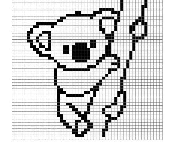 рисование по клеточкаv