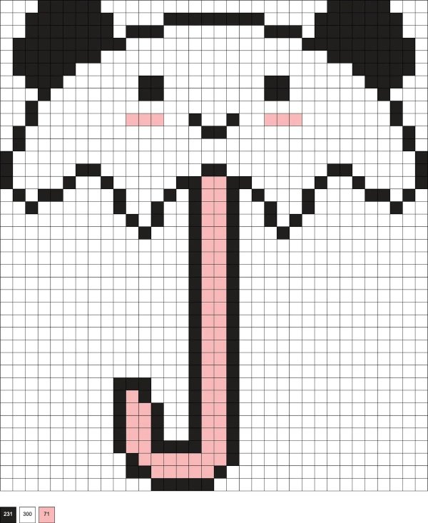 рисунки в клеточку