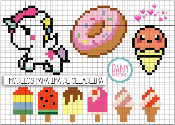 термомозаика единорог схема