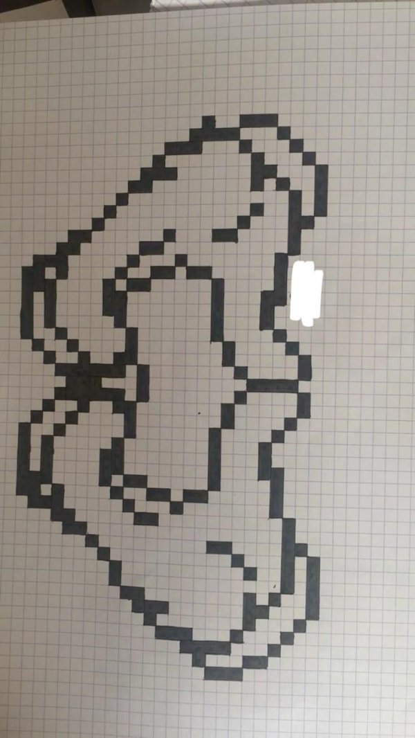 рисунка по клеточкам