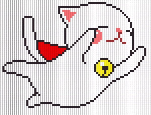 рисунки по клеткам