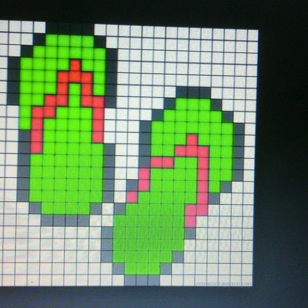 летние рисунки по клеточкам