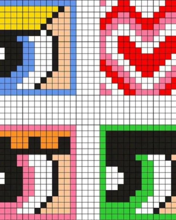 по клеточкам рисунки