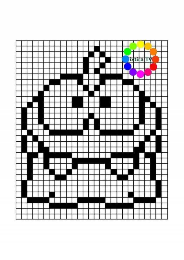 раскраска по клеткам