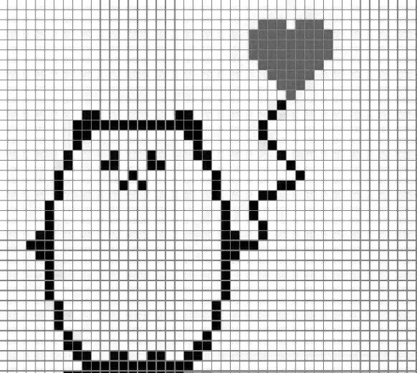 рисунки вклеточк